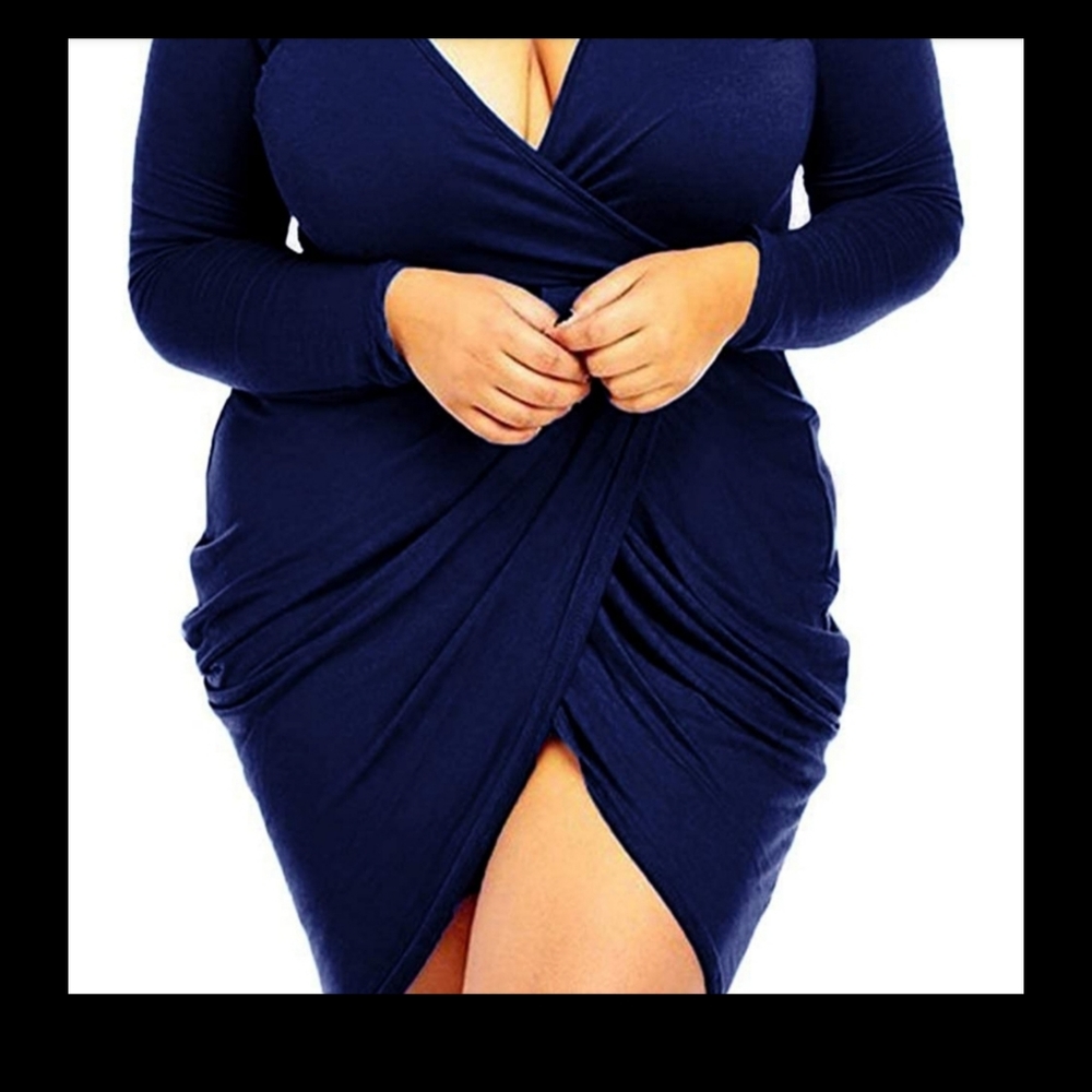 Navy Blue Sexy short dress
